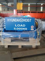 Palang cáp điện hyundai dầm đôi 5 tấn