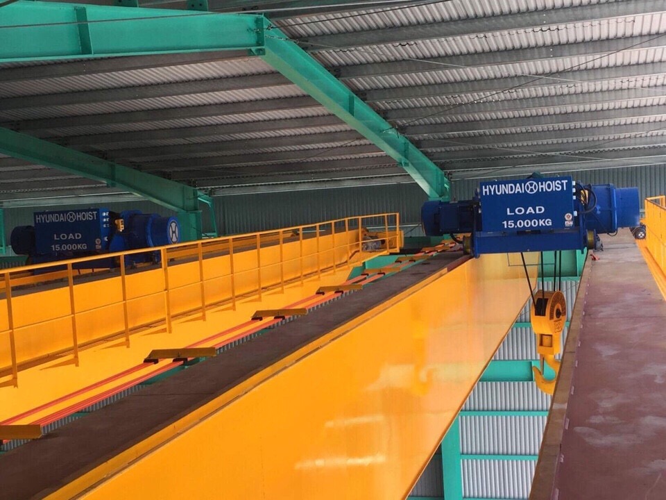 Cầu trục dầm đôi 15 tấn