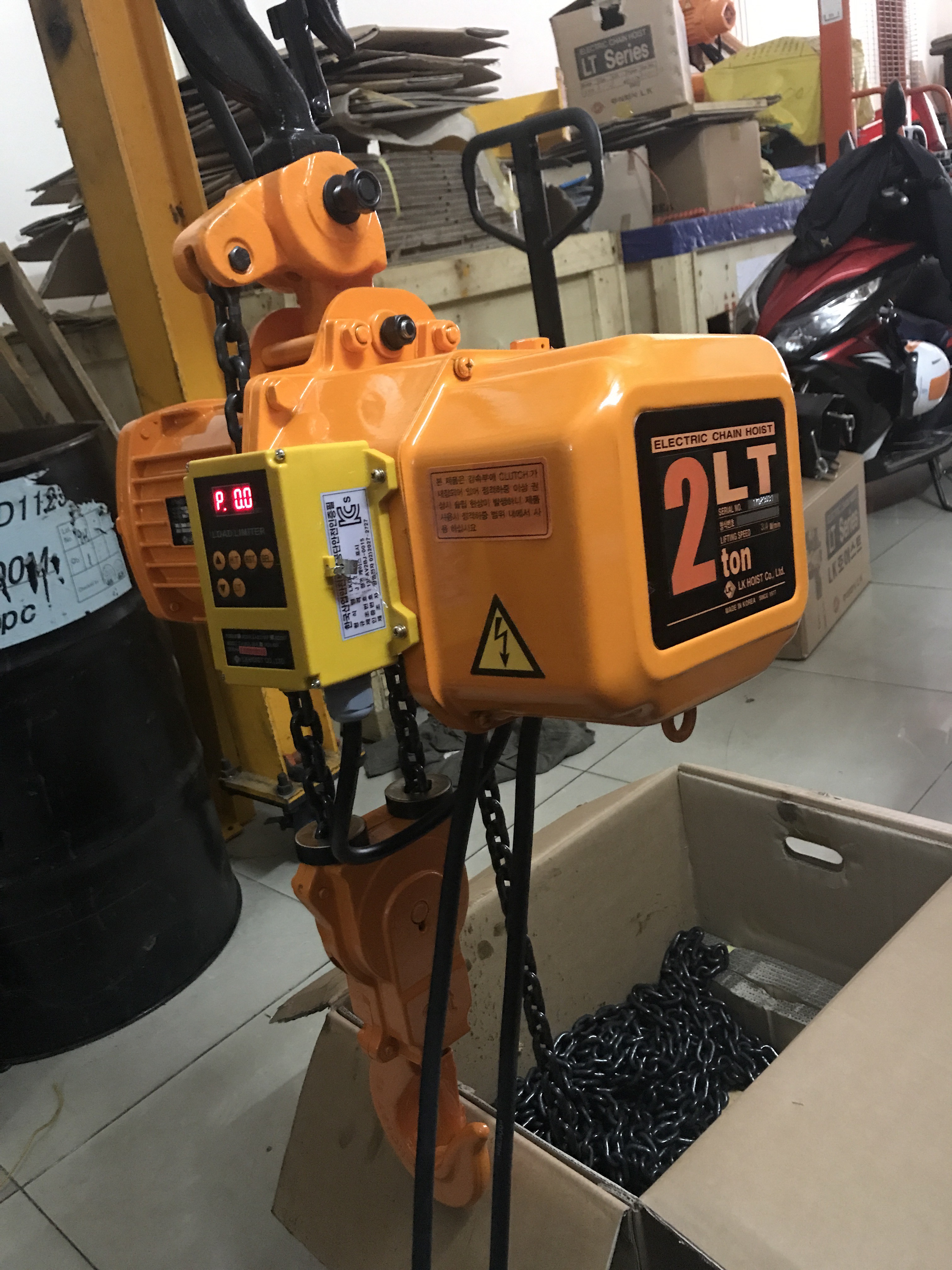 PA LĂNG XÍCH ĐIỆN LK 2TẤN 