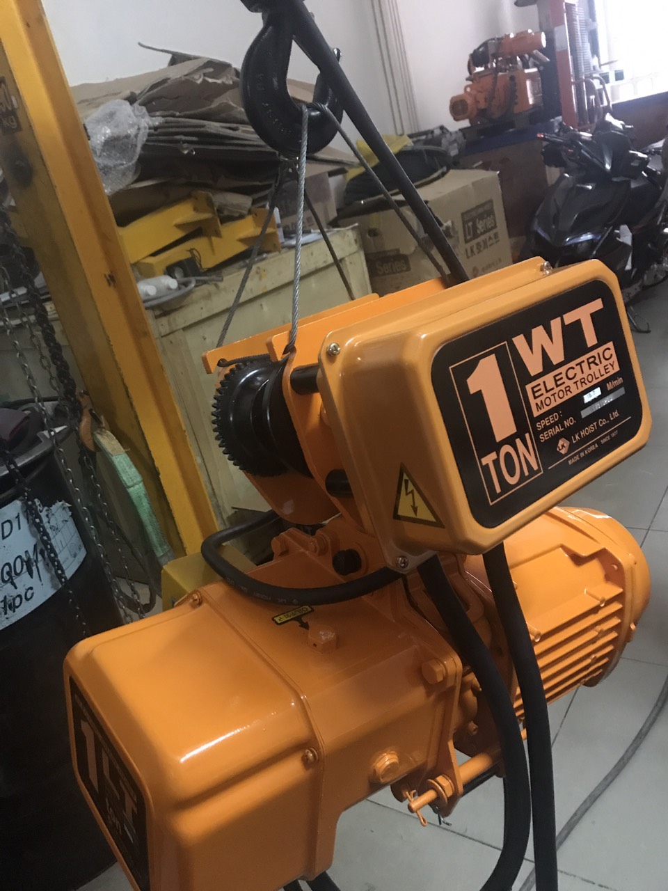 PA LĂNG XÍCH ĐIỆN LK 1TẤN