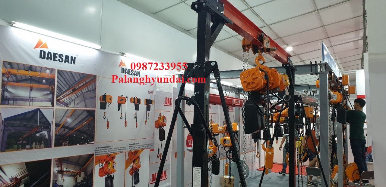 PA LĂNG XÍCH ĐIỆN DAESAN 3 TẤN DI CHUYỂN