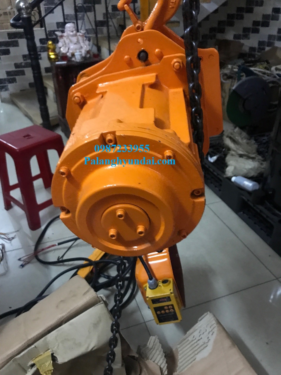 PA LĂNG XÍCH ĐIỆN  DAESAN 3 TẤN CỐ ĐỊNH