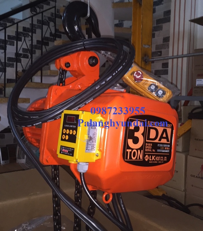 PA LĂNG XÍCH ĐIỆN LK 2 TẤN DI CHUYỂN DAM-2S