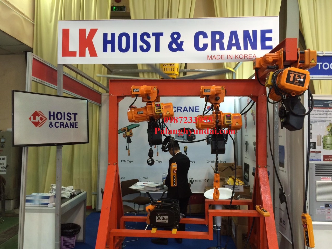 PA LĂNG XÍCH ĐIỆN LK 2 TẤN DI CHUYỂN DAM-2S