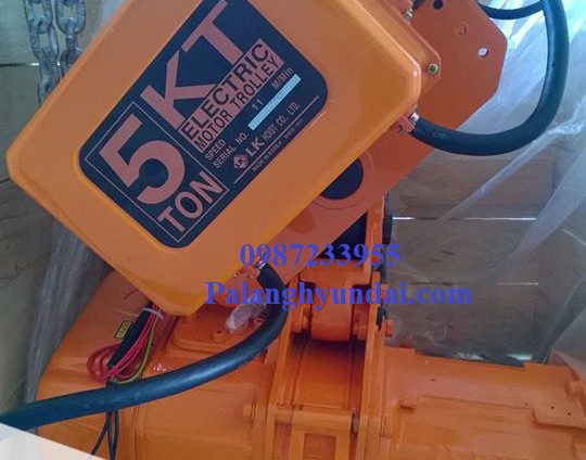PALANG XÍCH ĐIỆN DI CHUYỂN 5 TẤN DAM-5W