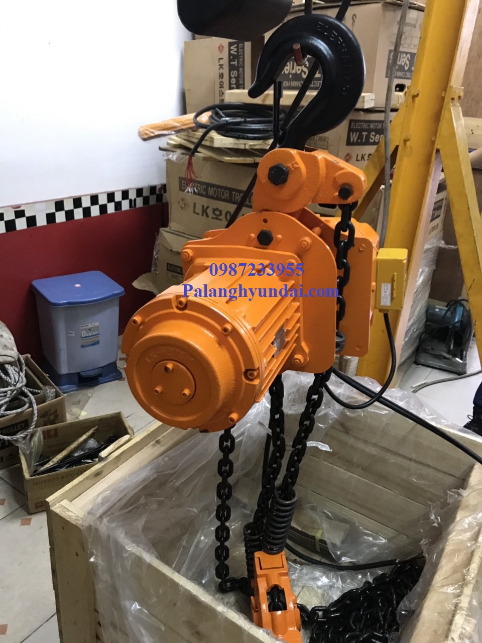 PA LĂNG XÍCH ĐIỆN LK 5 TẤN CỐ ĐỊNH DA - 5W