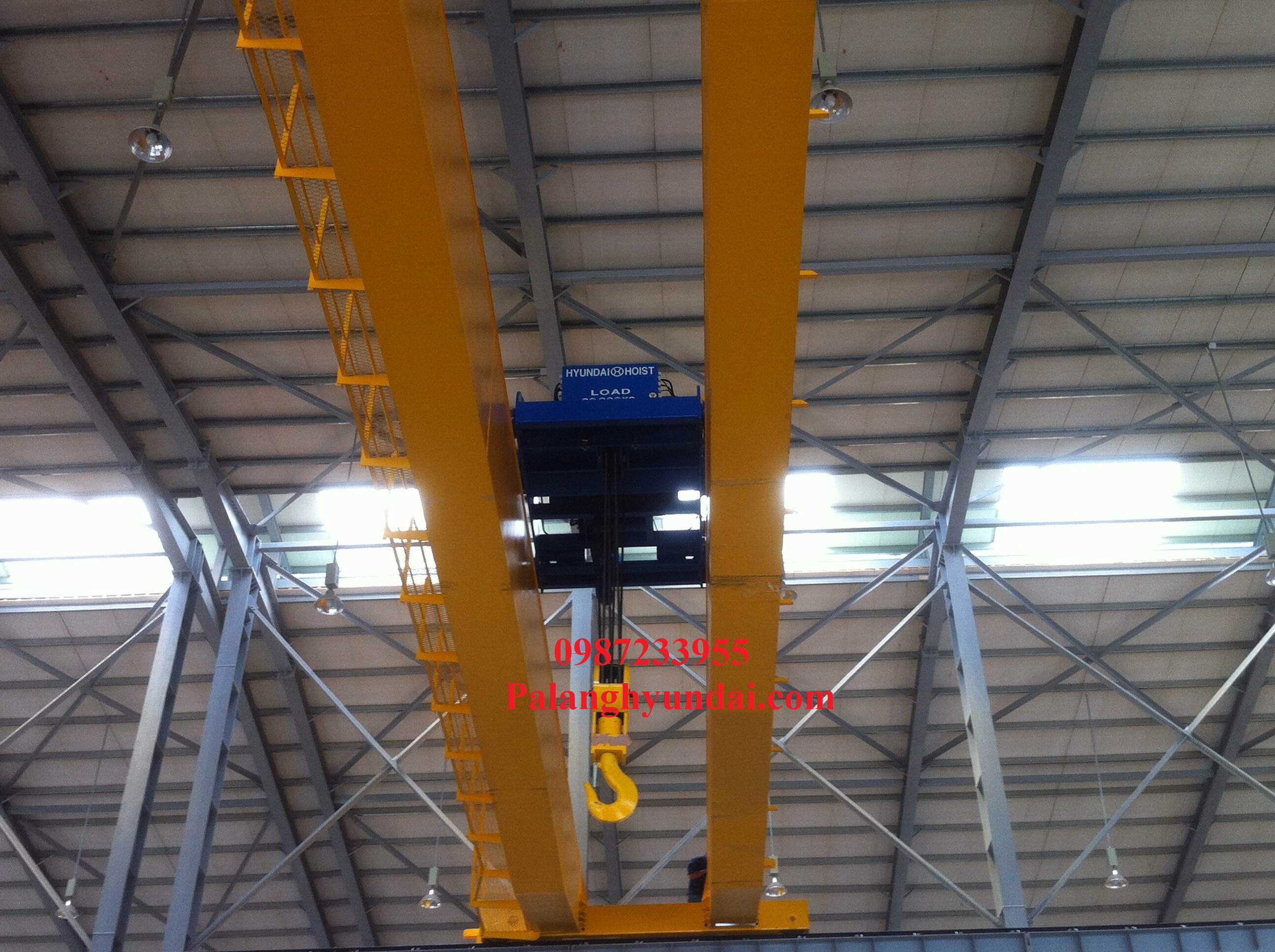 PA LĂNG CÁP ĐIỆN HYUNDAI DẦM ĐÔI 40 TẤN H40D-12