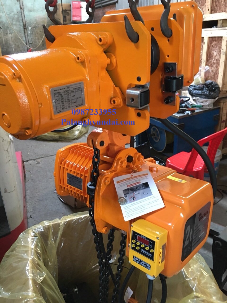 PA LĂNG XÍCH ĐIỆN HITACHI 5 TẤN DI CHUYỂN 5FH-5ET