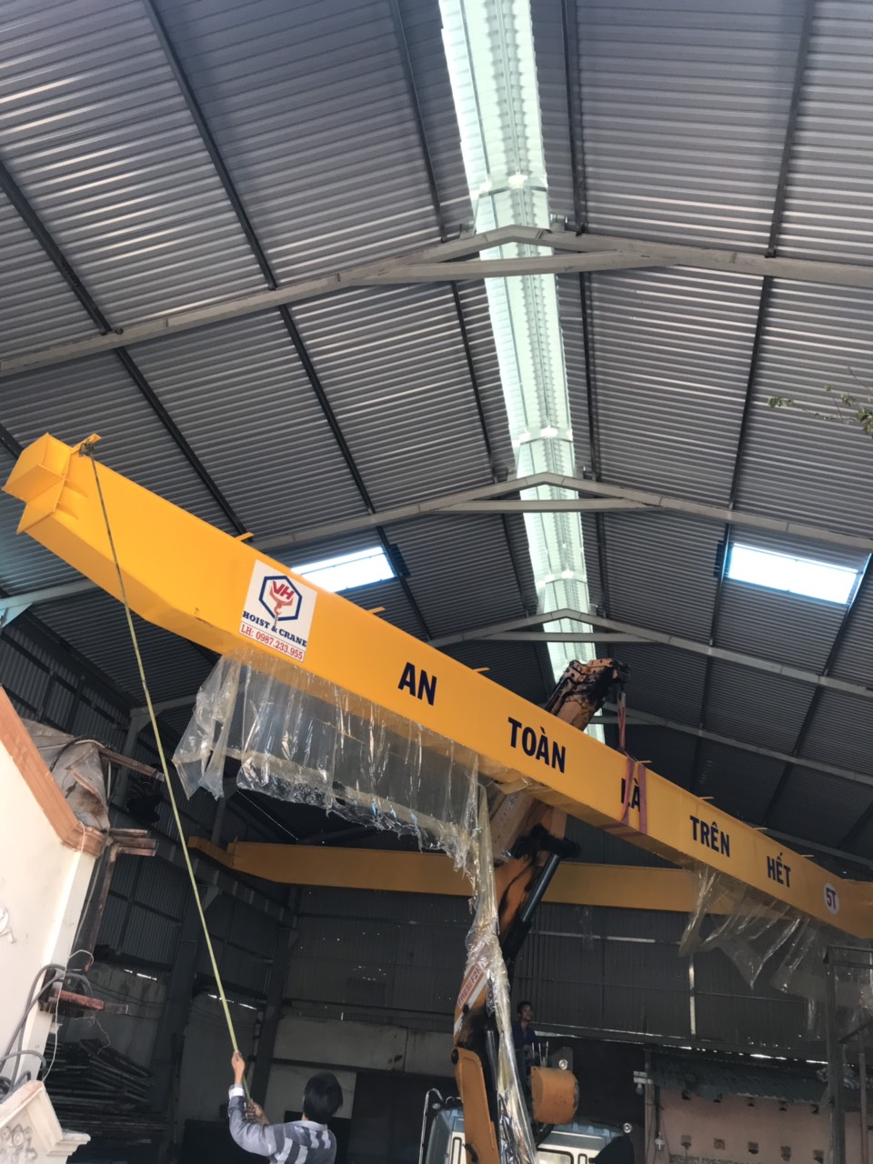 CẦU TRỤC DẦM ĐÔI 5 TẤN