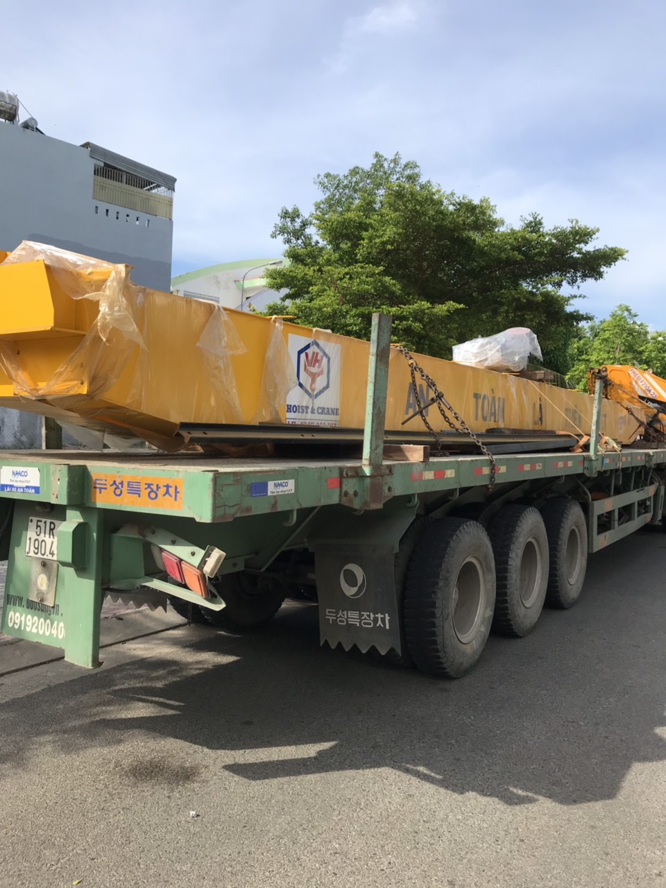 CẦU TRỤC DẦM ĐÔI 5 TẤN