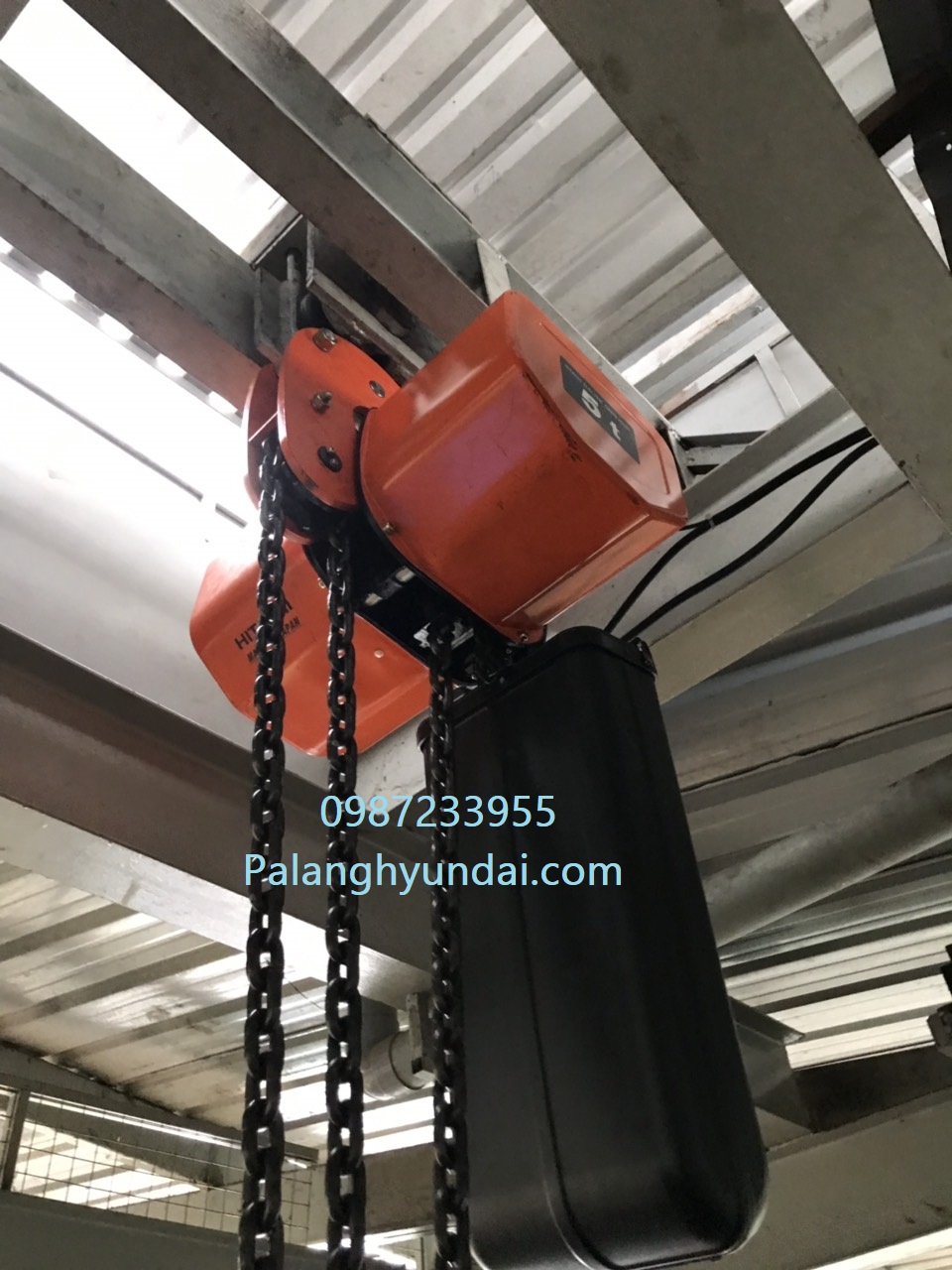 PALANG XÍCH ĐIỆN HITACHI 5 TẤN CỐ ĐỊNH 5S(H)