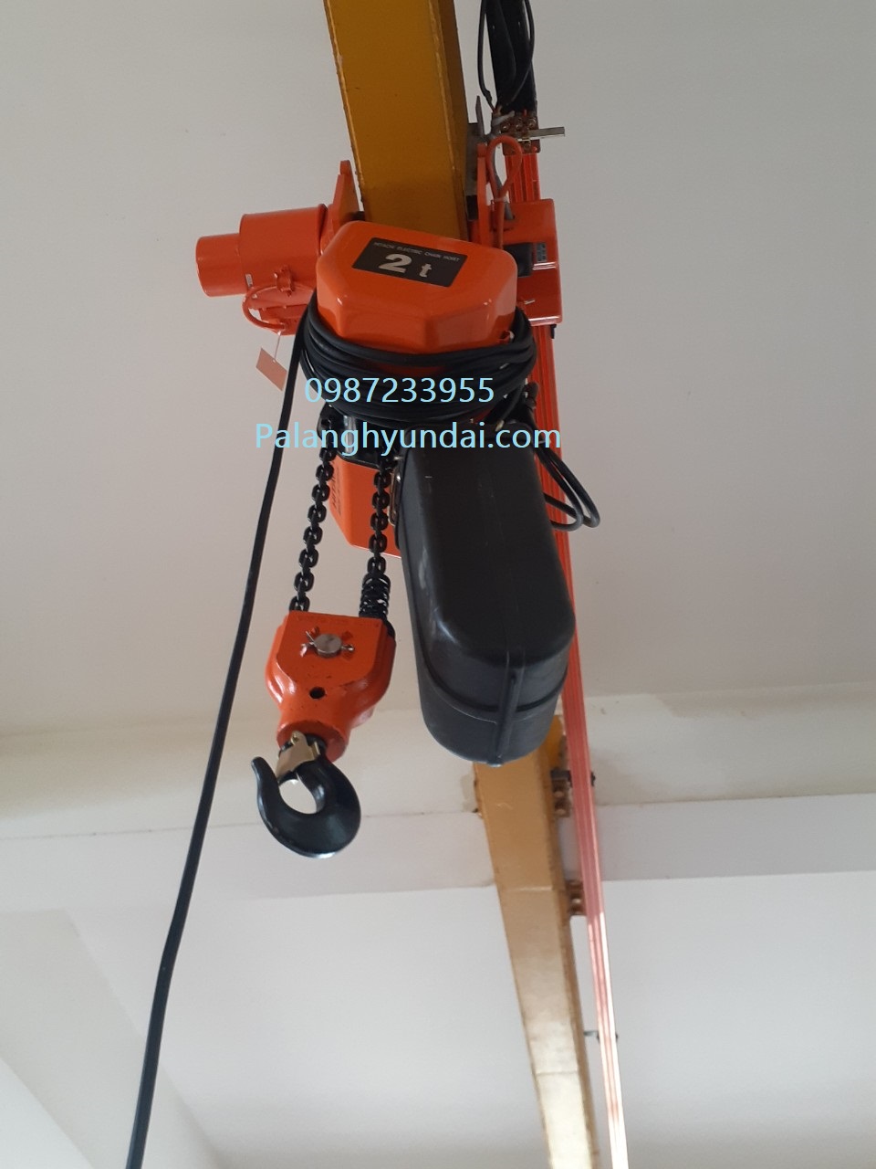  PA LĂNG XÍCH ĐIỆN HITACHI 3 TẤN DI CHUYỂN 3S(H)-3ST