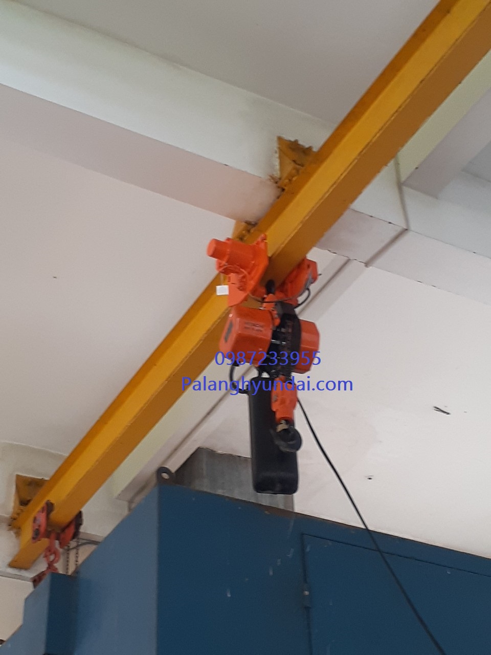  PA LĂNG XÍCH ĐIỆN HITACHI 3 TẤN DI CHUYỂN 3S(H)-3ST