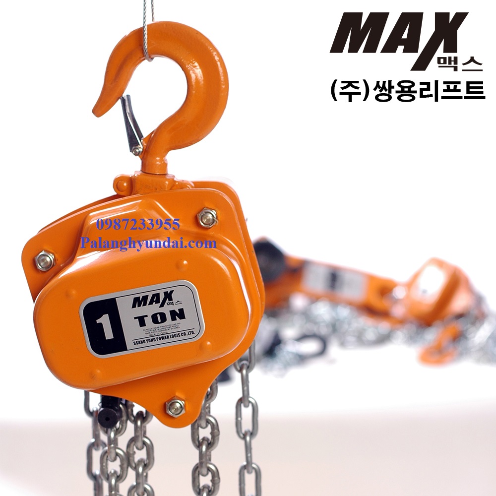 PALANG XÍCH KÉO TAY MAX 1 TẤN MX1