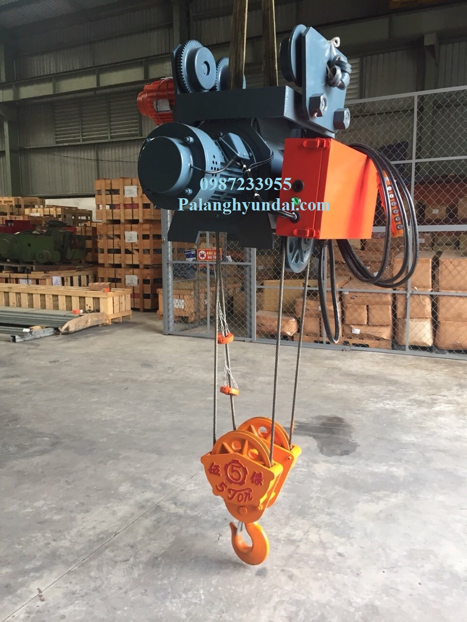 PALANG CÁP ĐIỆN FITOP 5 TẤN DẦM ĐƠN MODEL AV501-9M