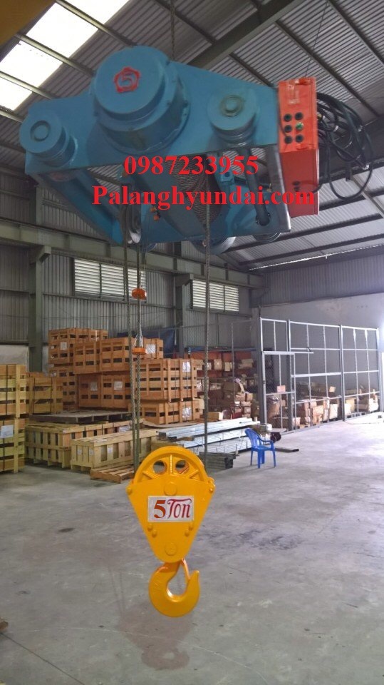 PALANG CÁP ĐIỆN FITOP 5 TẤN DẦM ĐÔI MODEL AW052-9M