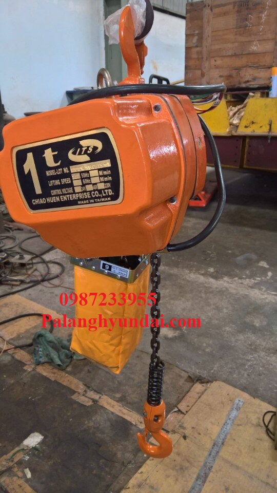 PA LĂNG XÍCH ĐIỆN ITS 1 TẤN CỐ ĐỊNH, NÂNG HẠ 2 TỐC ĐỘ CH-010HD