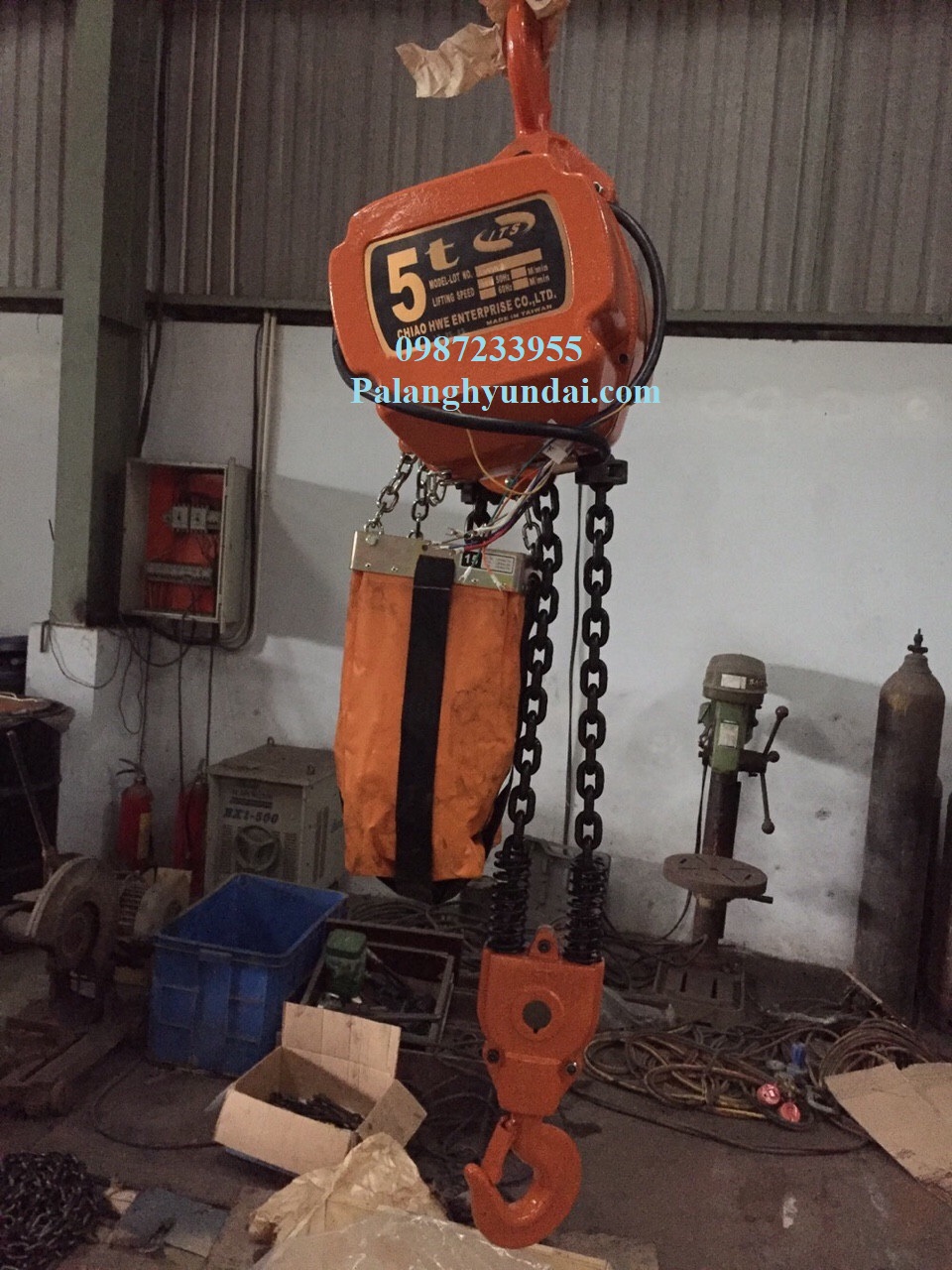 PA LĂNG XÍCH ĐIỆN ITS 5 TẤN CỐ ĐỊNH, NÂNG HẠ 2 TỐC ĐỘ CH-050SD