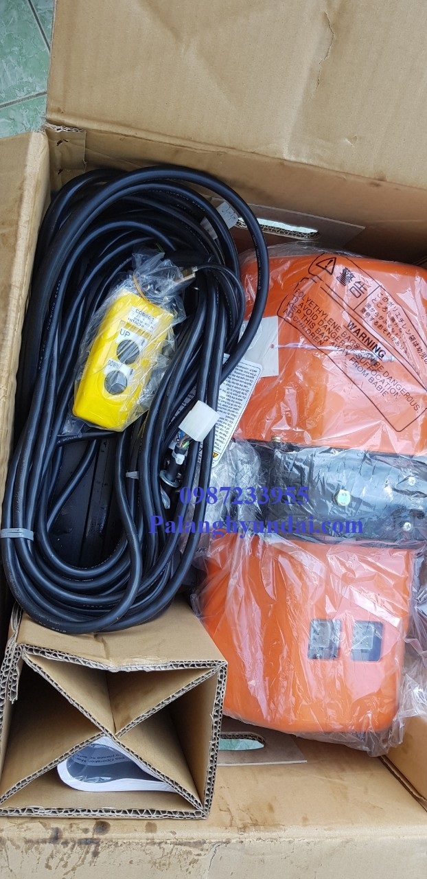 PALANG XÍCH ĐIỆN HITACHI 1 TẤN CỐ ĐỊNH 1F(H)