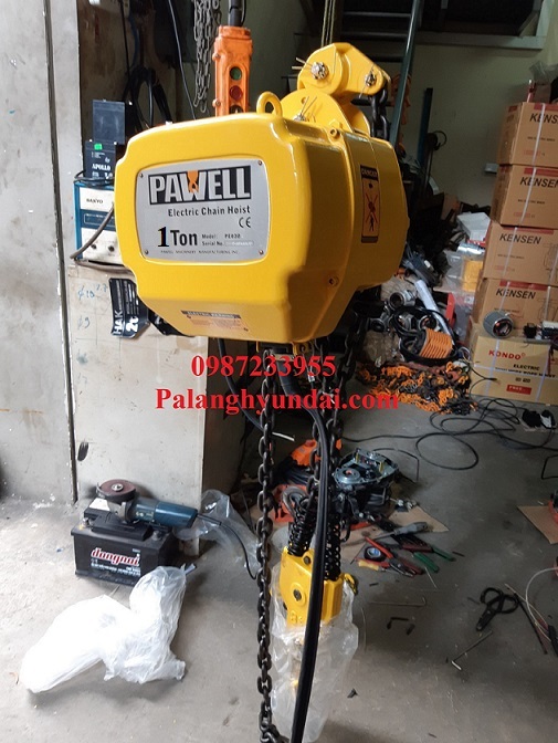 PA LĂNG XÍCH ĐIỆN PAWELL 1 TẤN CỐ ĐỊNH PE010S