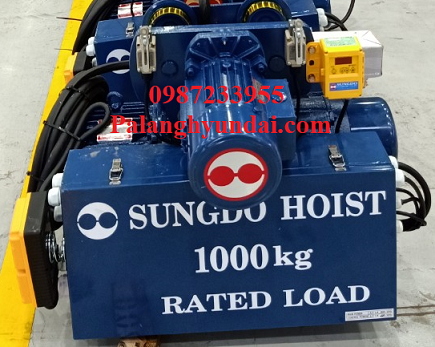 PALANG CÁP ĐIỆN SUNGDO 1 TẤN DẦM ĐƠN MODEL SM1-H6-MH