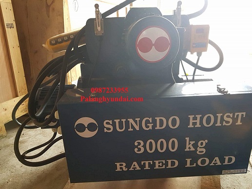 PALANG CÁP ĐIỆN SUNGDO 3 TẤN DẦM ĐƠN MODEL SM3-H6-MH
