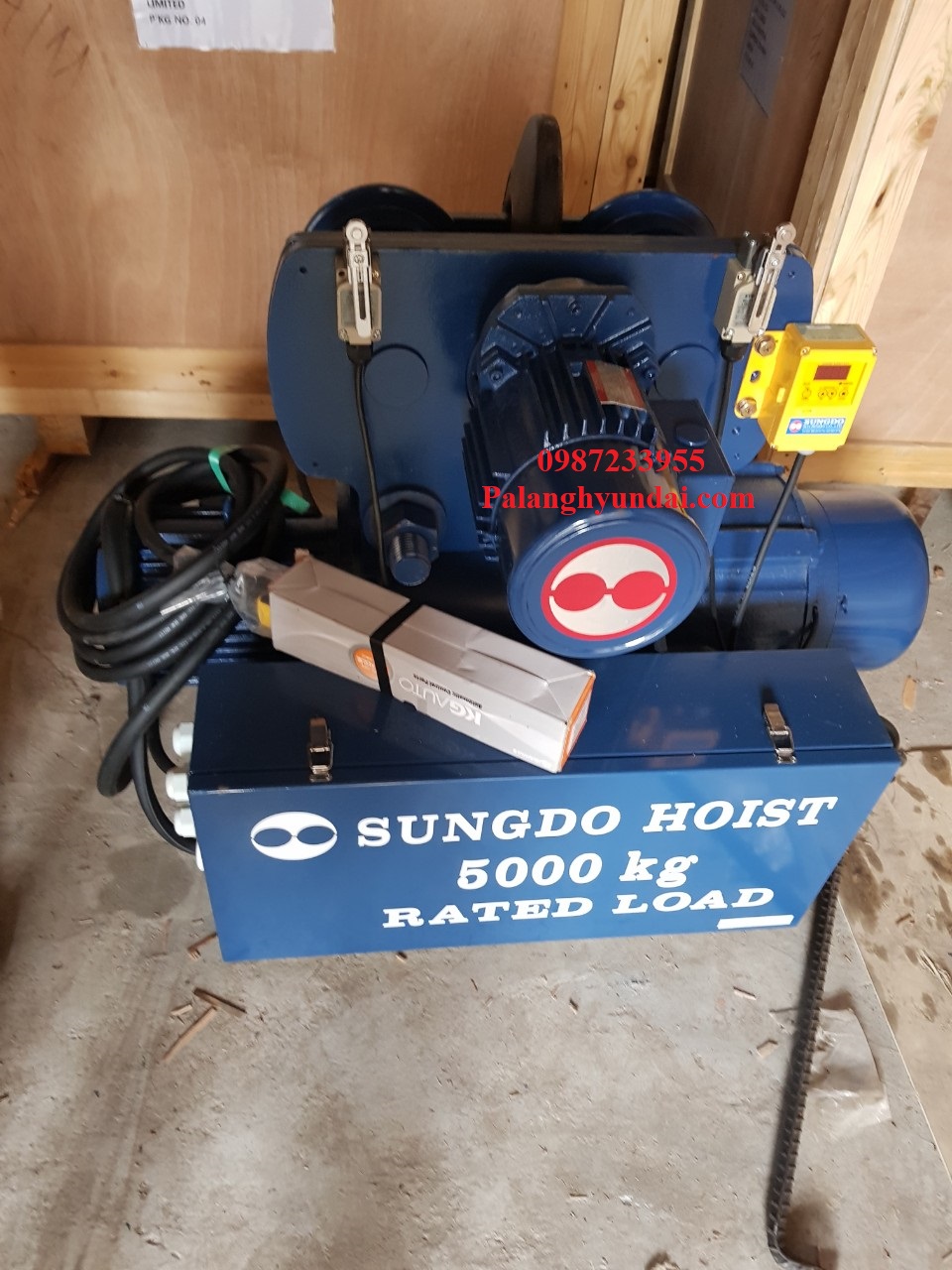 PALANG CÁP ĐIỆN SUNGDO 3 TẤN DẦM ĐƠN MODEL SM5-H6-MH