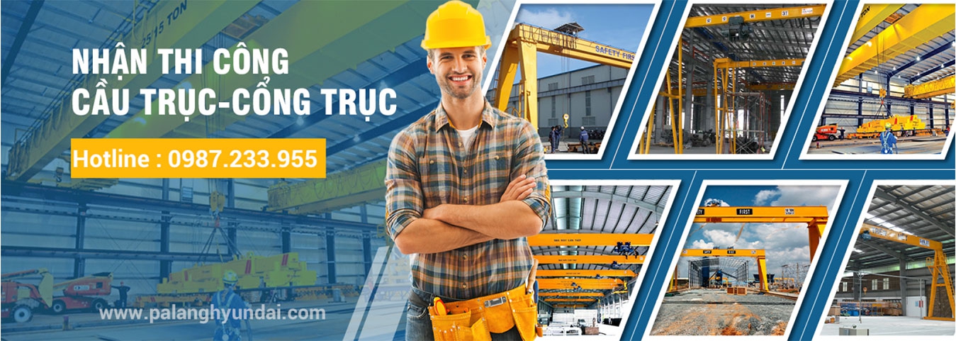 Việt Hàn nhận thi công cầu trục cổng trục